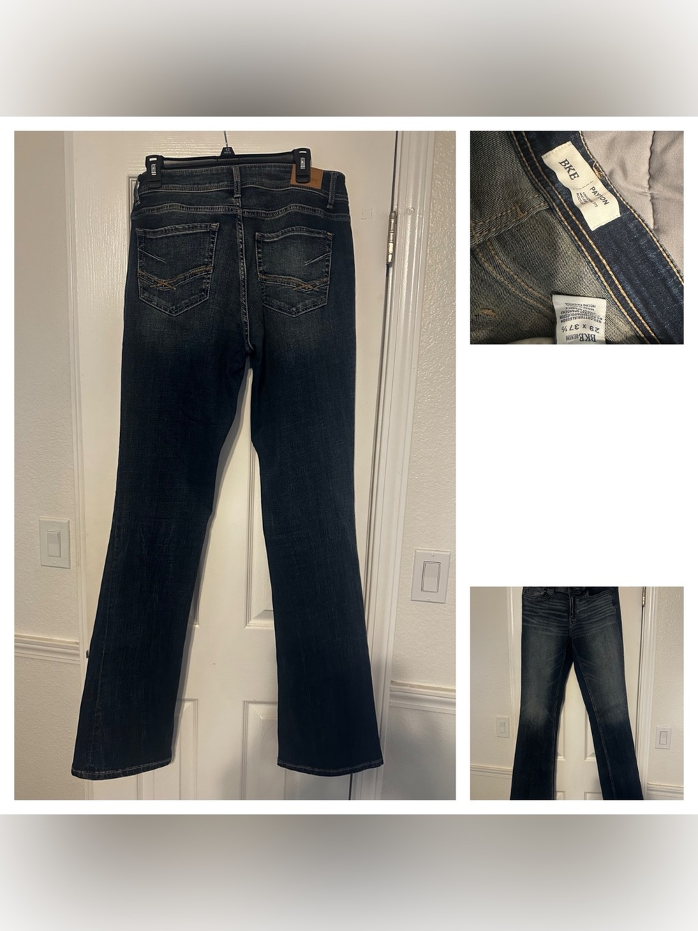 BKE Women’s Payton Dark Wash Boot Cut Jeans